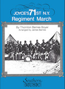 Cover for Joyce's 71st N.Y. Regiment March : Southern Music Band by Hal Leonard