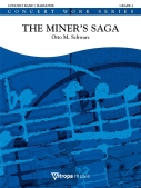 Cover for The Miner's Saga : Mitropa Music Concert Band by Hal Leonard