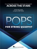 Cover for Across the Stars : Pops For String Quartet by Hal Leonard