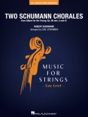 Cover for Two Schumann Chorales : Easy Music For Strings by Hal Leonard