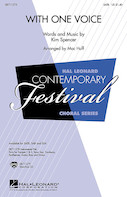 Cover for With One Voice : Contemporary Choral by Hal Leonard