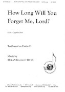Cover for How Long Will You Forget Me, O Lord? : Alliance Series by Hal Leonard