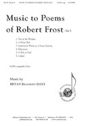 Cover for Music to Poems of Robert Frost : Alliance Series by Hal Leonard