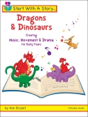 Cover for Start With A Story - Dragons & Dinosaurs : Vocal Solo by Hal Leonard