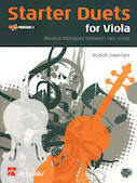 Cover for Starter Duets for Viola : De Haske Play-Along Book by Hal Leonard