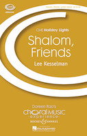 Cover for Shalom, Friends : Holiday Lights by Hal Leonard