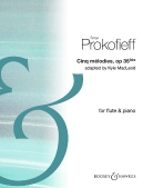 Cover for Five Melodies Op. 35bis : Boosey & Hawkes Chamber Music by Hal Leonard
