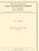 Cover for R&eacute;pertoire Moderne de Vocalises-Etudes : Leduc by Hal Leonard