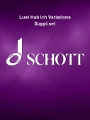 Cover for Lust Hab Ich Variations Suppl.set : Schott by Hal Leonard