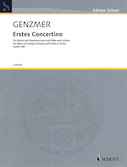 Cover for Concertino 1 Flute Solo : Schott by Hal Leonard