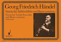 Cover for Pieces for Alto Recorder : Schott by Hal Leonard