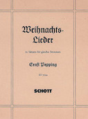 Cover for Weihnachtslieder : Schott by Hal Leonard