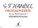 Cover for Organ Concerto No. 1 Op. 4, No. 1 in G Minor : Schott by Hal Leonard