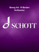 Cover for Bmmg Vol. 10 Beiden Hoffstetter : Schott by Hal Leonard