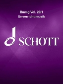 Cover for Bmmg Vol. 20/1 Unverricht:musik : Schott by Hal Leonard