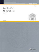 Cover for 18 Variations, Op. 3 : Schott by Hal Leonard