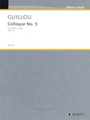 Cover for Colloque No. 5, Op. 19 (1969) : Schott by Hal Leonard