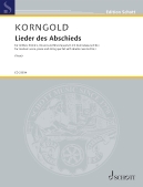 Cover for Lieder Des Abschieds, Op. 14 : Ensemble by Hal Leonard