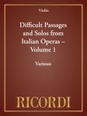 Cover for Difficult Passages and Solos from Italian Operas &ndash; Volume 1 : String Method by Hal Leonard