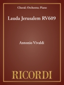Cover for Lauda Jerusalem RV609 : Choral Large Works by Hal Leonard
