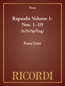 Cover for Rapsodie Volume 1: Nos. 1–10 (It/Fr/Sp/Eng) : Piano Collection by Hal Leonard