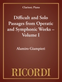 Cover for Difficult and Solo Passages from Operatic and Symphonic Works &ndash; Volume I : Woodwind Method by Hal Leonard