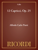 Cover for 12 Capricci, Op. 25 : String Solo by Hal Leonard