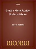 Cover for Studi a Moto Rapido (Studies in Velocity) : Piano Method by Hal Leonard