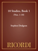 Cover for 10 Studies, Book 1 (Nos. 1-10) : Guitar Method by Hal Leonard