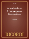Cover for Autori Moderni: 9 Contemporary Compositions : Guitar Collection by Hal Leonard