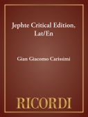 Cover for Jephte Critical Edition, Lat/En : Choral Large Works by Hal Leonard