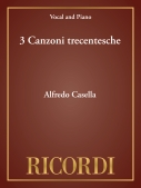 Cover for 3 Canzoni trecentesche : String Solo by Hal Leonard
