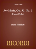 Cover for Ave Maria, Op. 52, No. 6 : String Solo by Hal Leonard