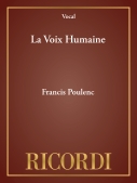 Cover for La Voix Humaine : Opera by Hal Leonard