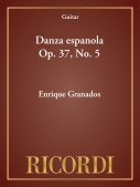 Cover for Danza espanola Op. 37, No. 5 : Guitar Solo by Hal Leonard