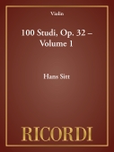 Cover for 100 Studi, Op. 32 &ndash; Volume 1 : String Method by Hal Leonard