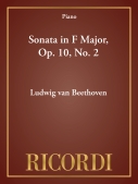 Cover for Sonata in F Major, Op. 10, No. 2 : Piano Large Works by Hal Leonard