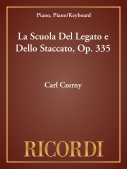 Cover for La Scuola Del Legato e Dello Staccato, Op. 335 : Piano Method by Hal Leonard