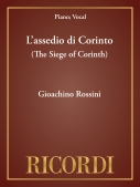 Cover for L'assedio di Corinto (The Siege of Corinth) : Vocal Score by Hal Leonard