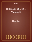 Cover for 100 Studi, Op. 32 &ndash; Volume 2 : String Method by Hal Leonard