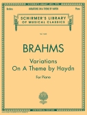 Cover for Variations on a Theme by Haydn : Piano by Hal Leonard