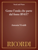 Cover for Geme l'onda che parte dal fonte RV657 : Study Score by Hal Leonard
