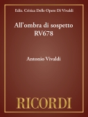 Cover for All'ombra di sospetto RV678 : Vocal Large Works by Hal Leonard