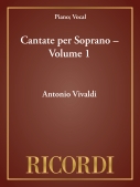 Cover for Cantate per Soprano – Volume 1 : Vocal Collection by Hal Leonard
