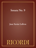 Cover for Sonata No. 9 : Ricordi London by Hal Leonard