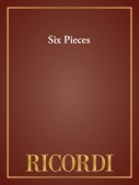 Cover for Six Pieces : Ricordi London by Hal Leonard