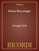 Cover for Simon Boccanegra : Study Score by Hal Leonard
