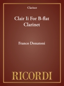 Cover for Clair Ii For B-flat Clarinet : Woodwind by Hal Leonard