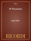 Cover for 18 Nocturnes : Piano Collection by Hal Leonard
