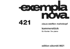 Cover for Kammerst&uuml;ck (Chamber Piece) : Piano by Hal Leonard